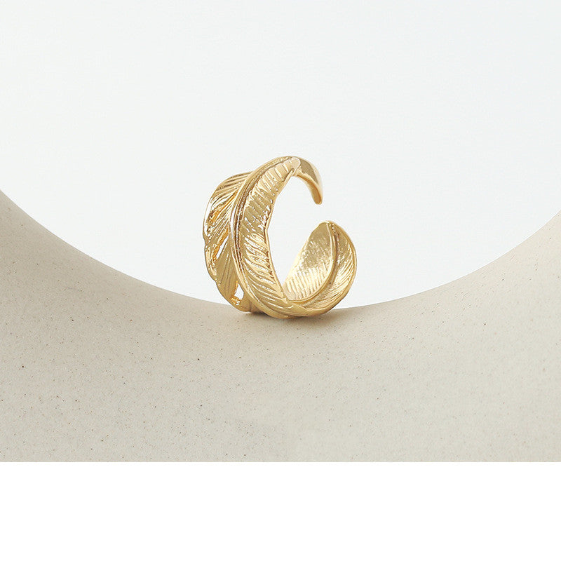 Vintage Leaf Ring