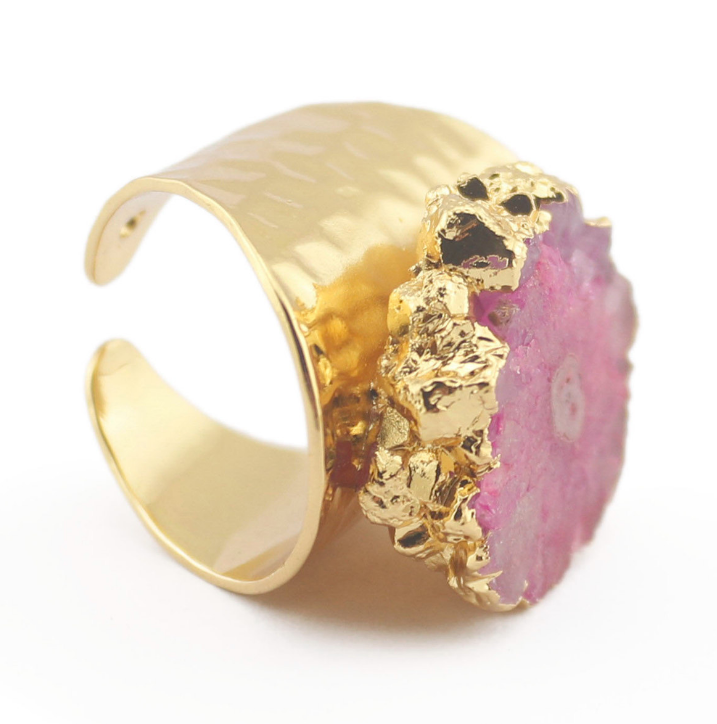 Druzy Stone Ring