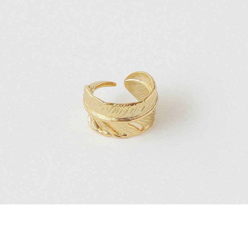 Vintage Leaf Ring