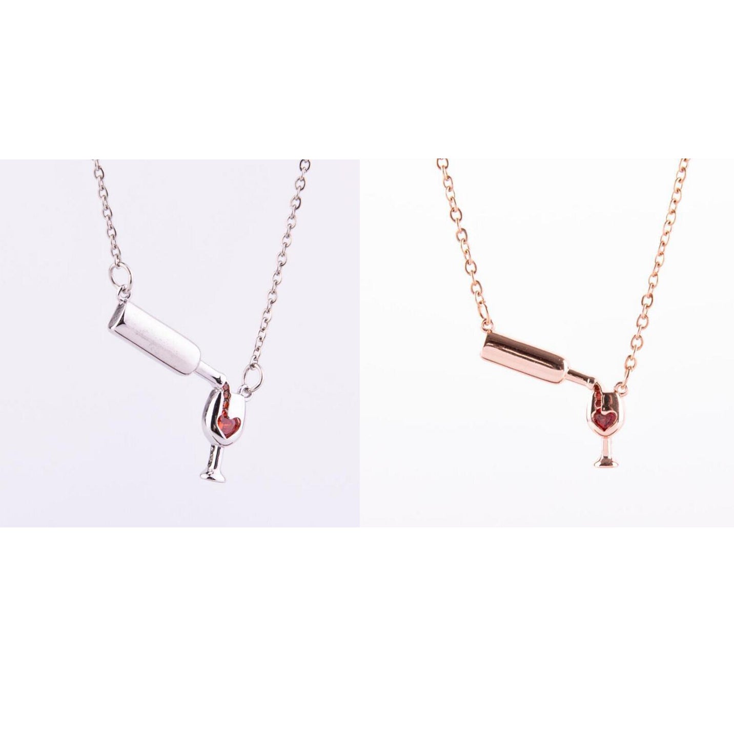 Wine Lover Pendant Necklace