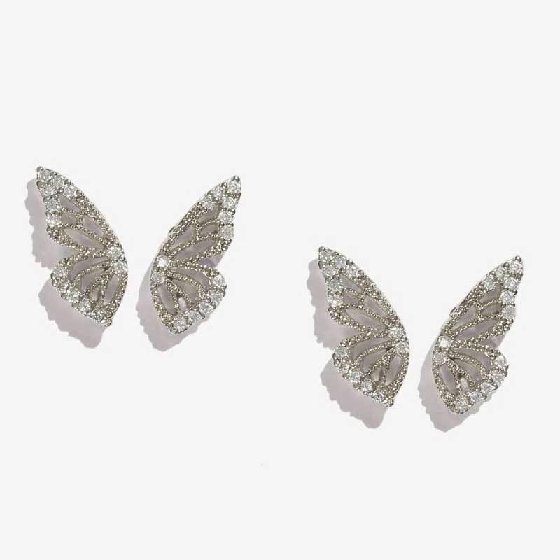 Bohemian Crystal Butterfly Earrings