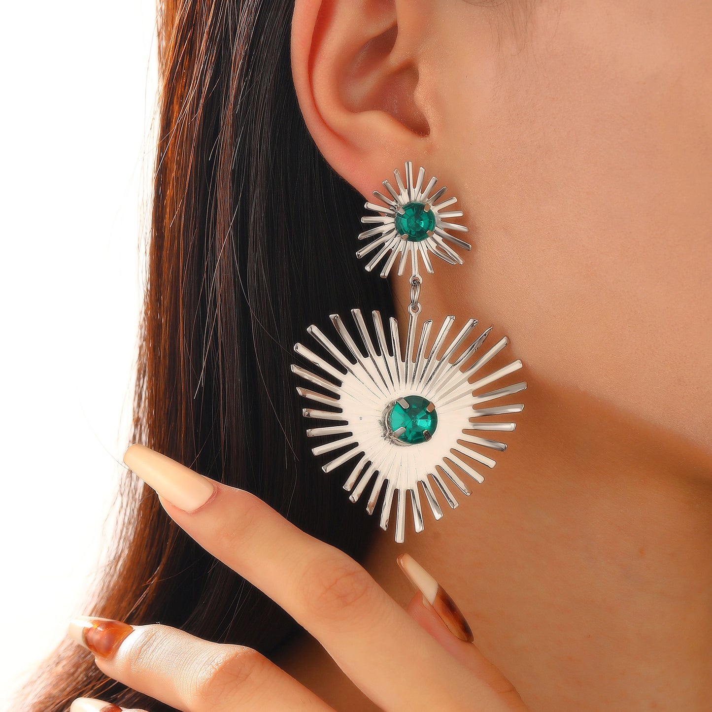 Bohemian Heart-shaped Earrings