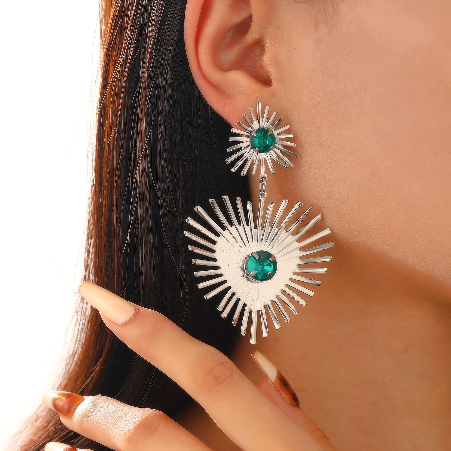 Bohemian Heart-shaped Earrings
