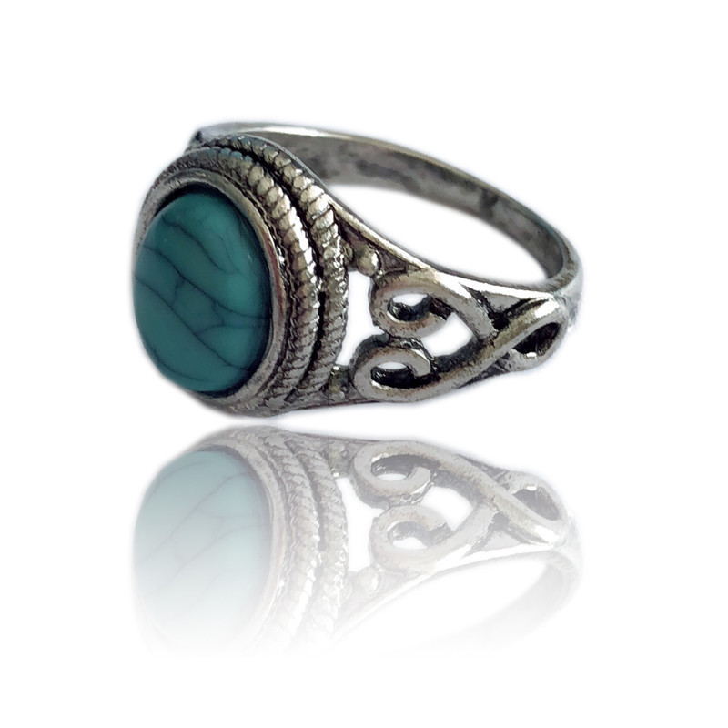 Blue Boho Ring