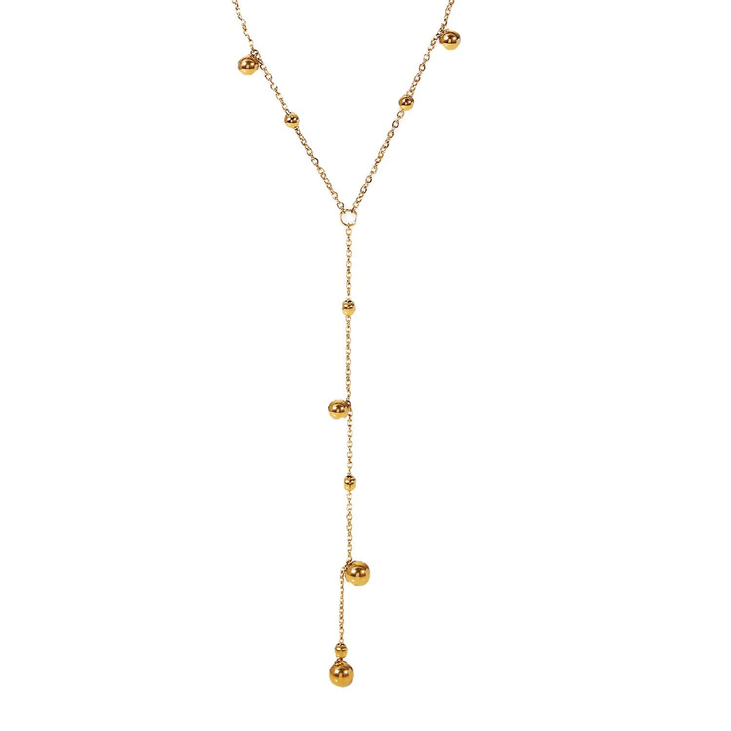 Beaded Station Necklace