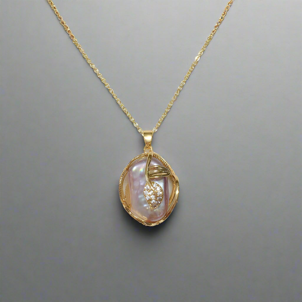 Elegant Baroque Pearl Jewelry Set