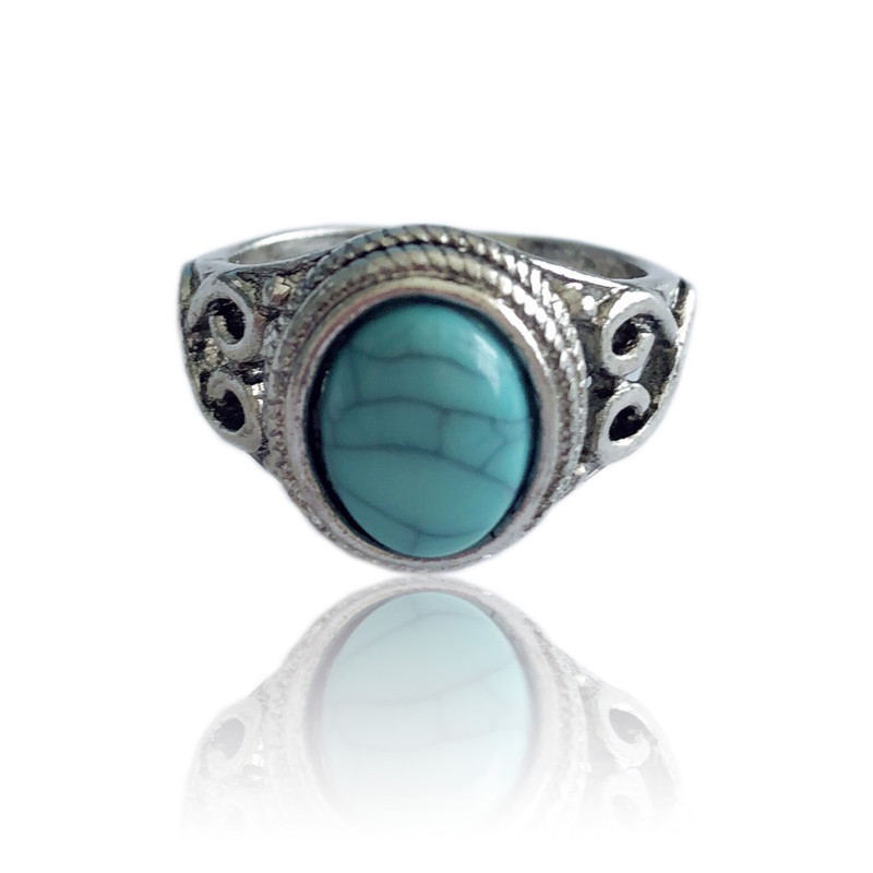 Blue Boho Ring