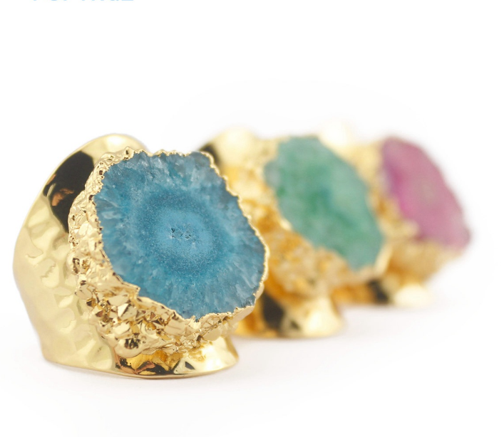Druzy Stone Ring