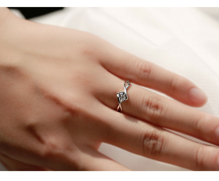 Sterling Silver Love's Embrace Ring