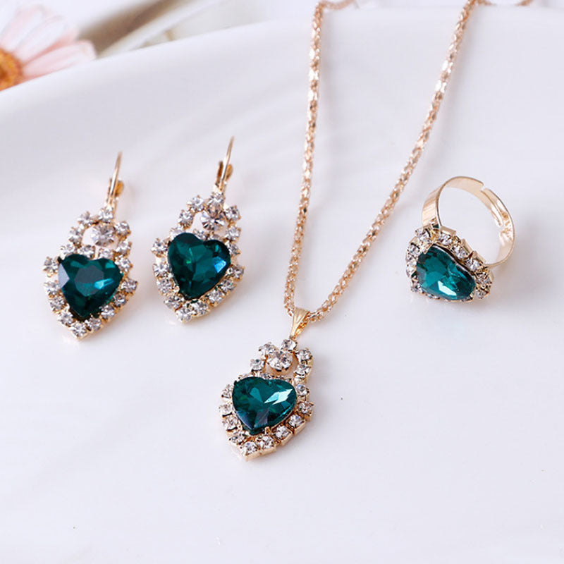 Rhinestone Jewelry Set