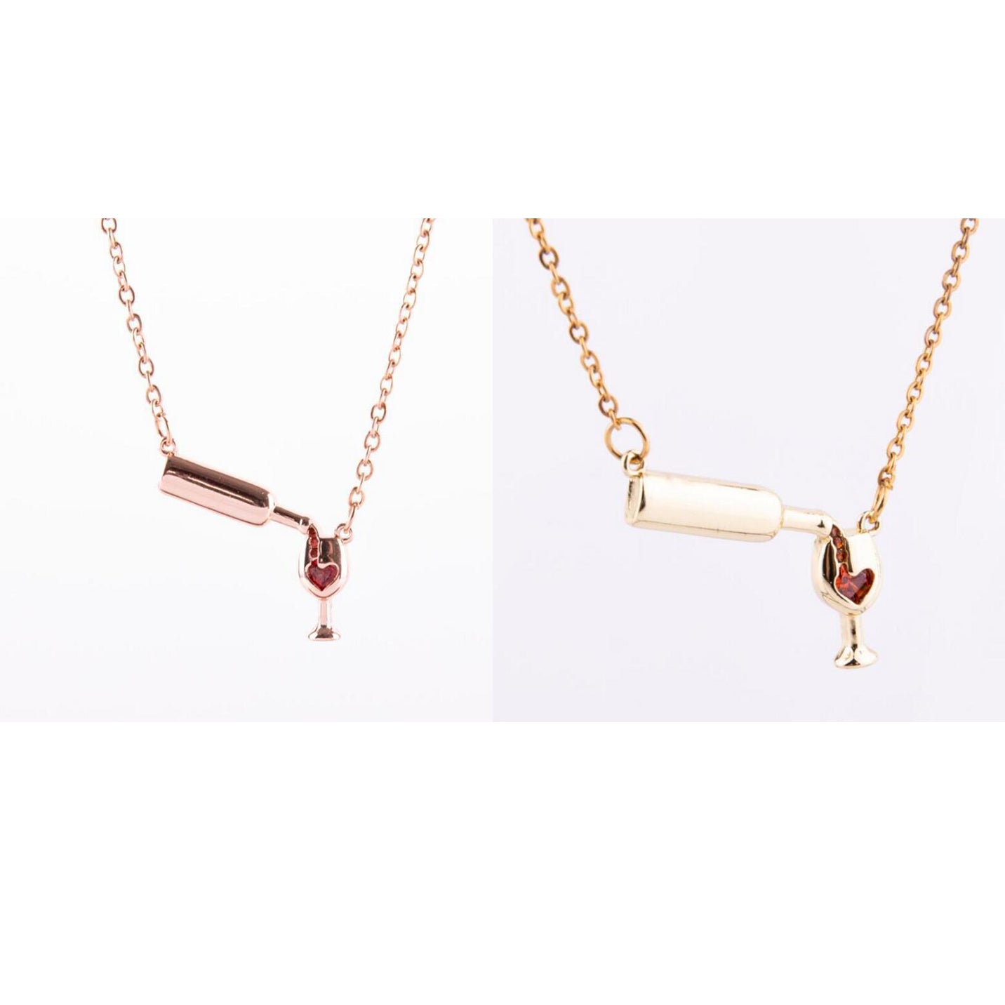 Wine Lover Pendant Necklace