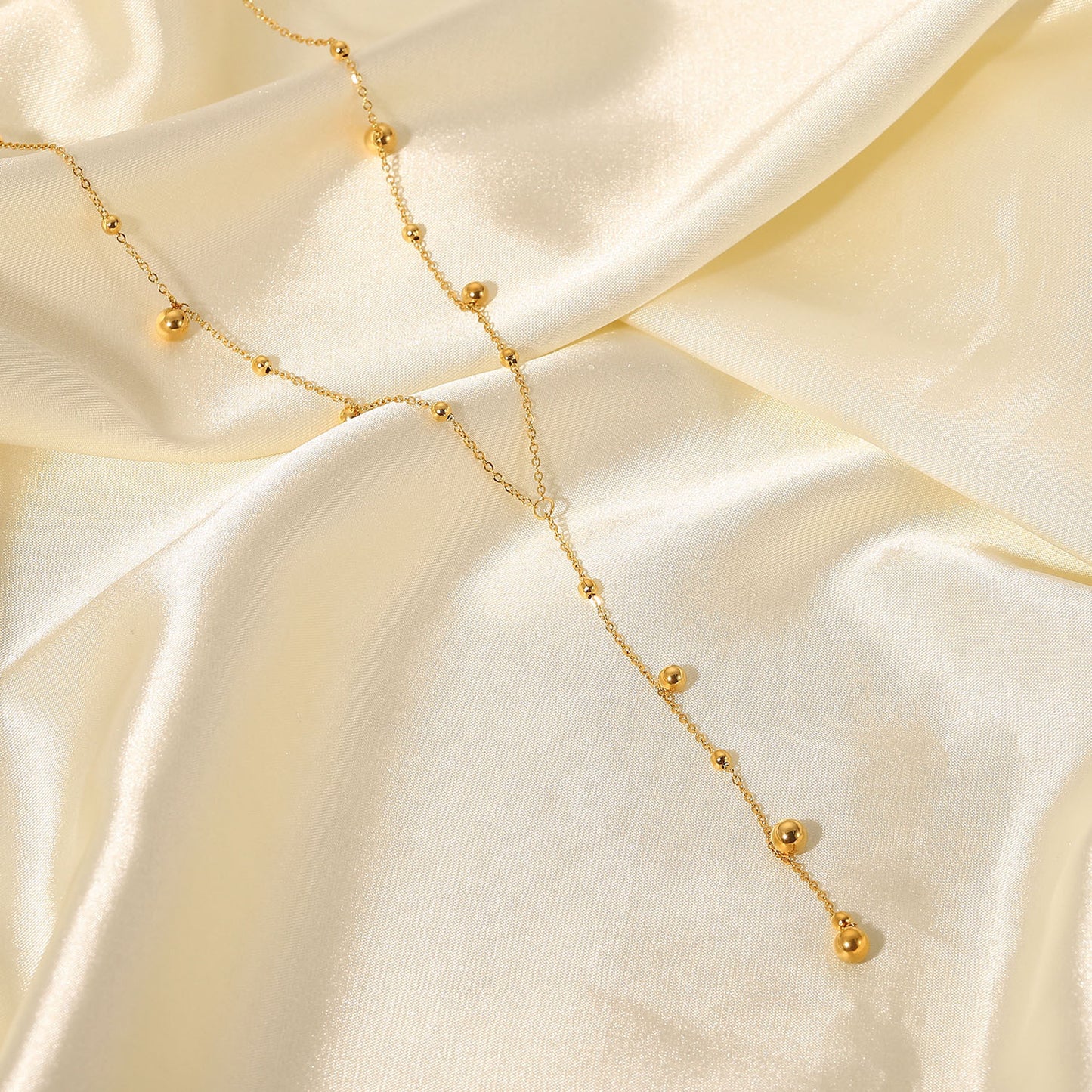 Beaded Station Necklace