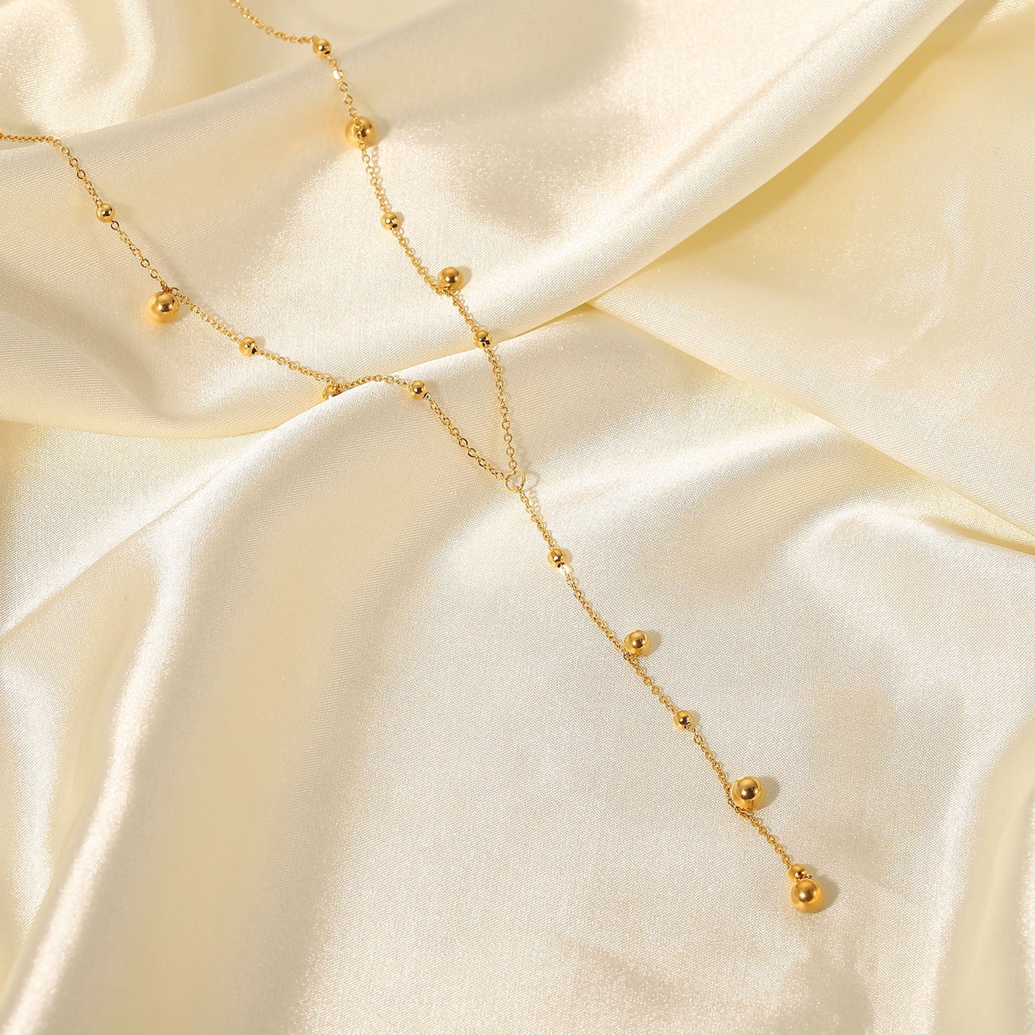 Beaded Station Necklace