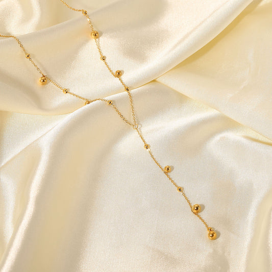 Beaded Station Necklace