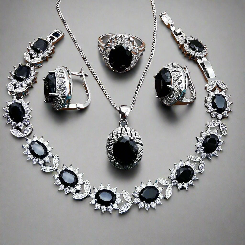 Eternal Sparkle Zircon Jewelry Set