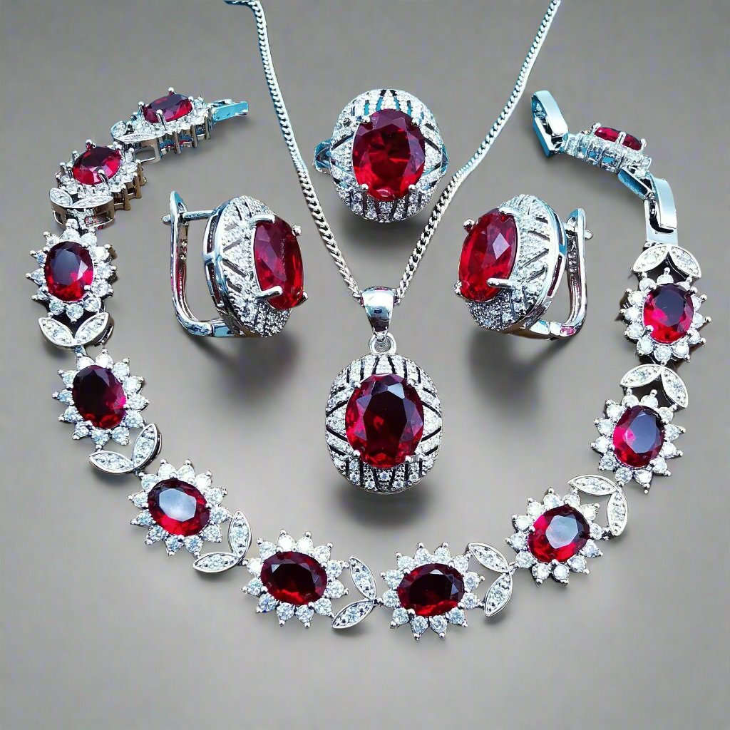 Eternal Sparkle Zircon Jewelry Set
