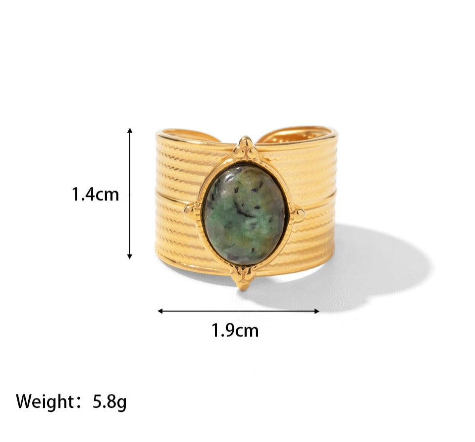 Tiger Eye Stone Ring
