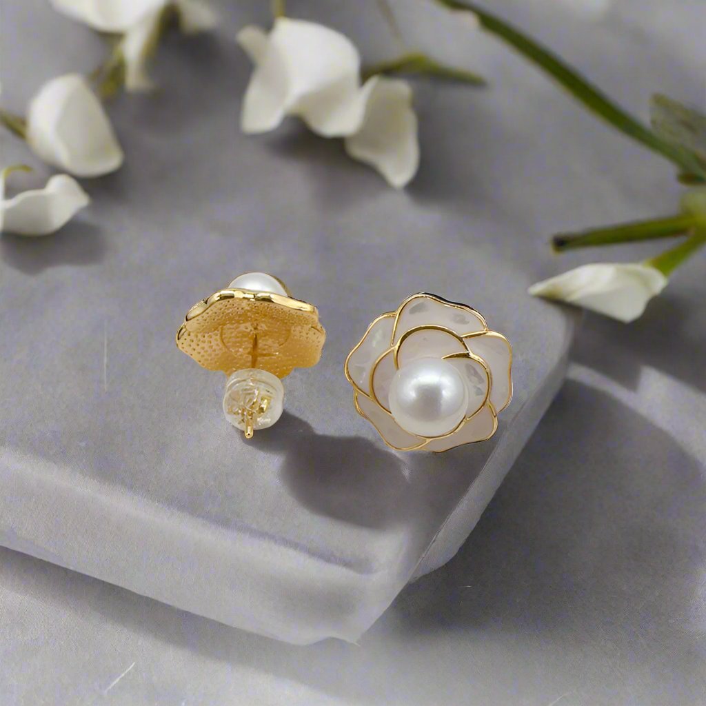 Floral Pearl Jewelry Set