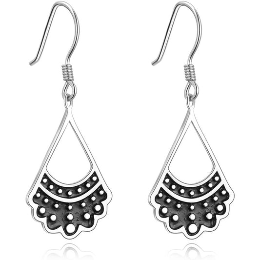 925 Silver Collar Earrings