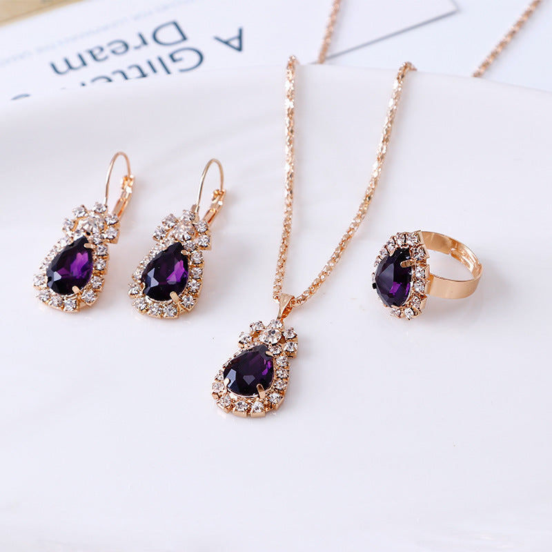 Rhinestone Jewelry Set
