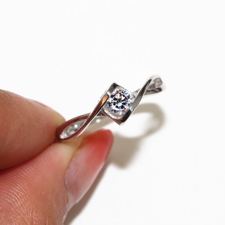 Sterling Silver Love's Embrace Ring