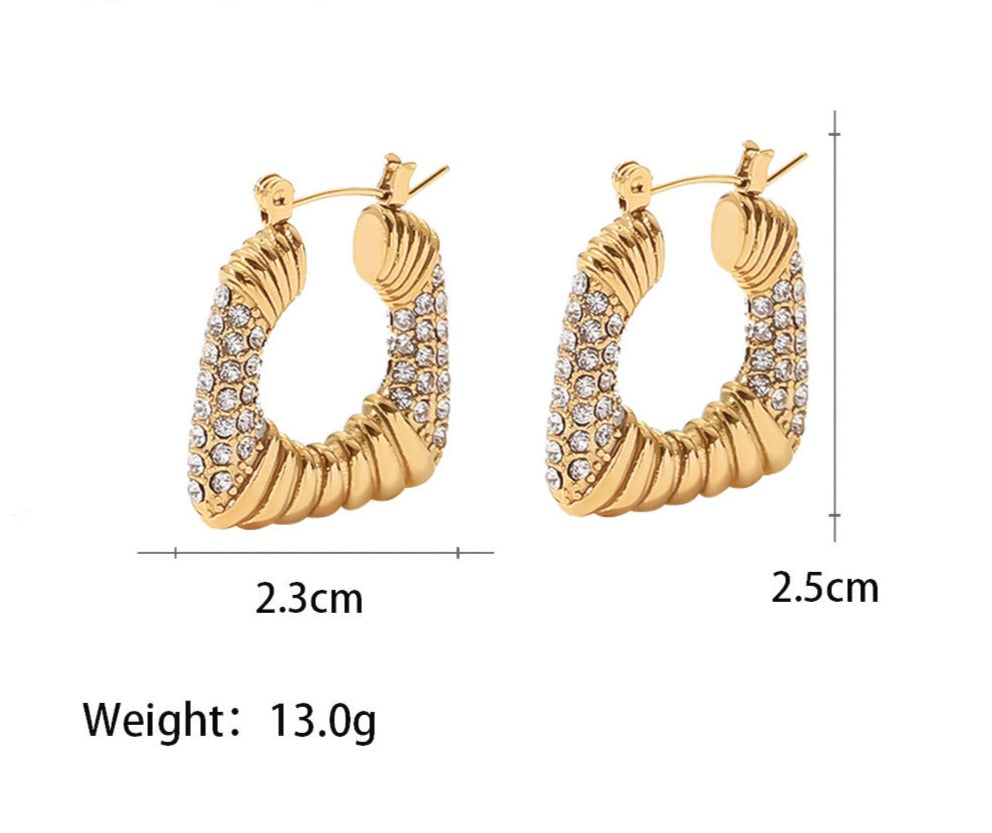 Geometric Dangle Earrings