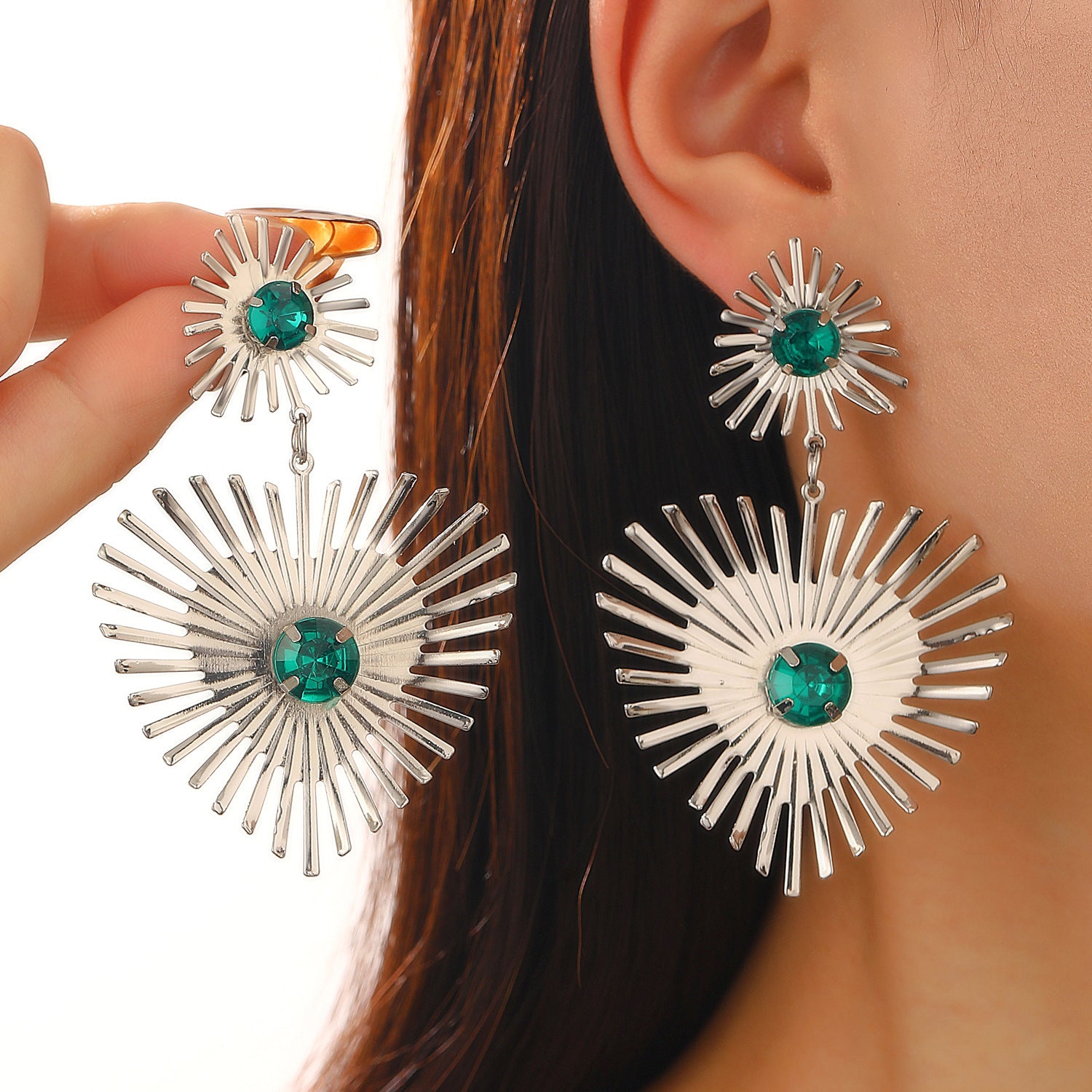 Bohemian Heart-shaped Earrings