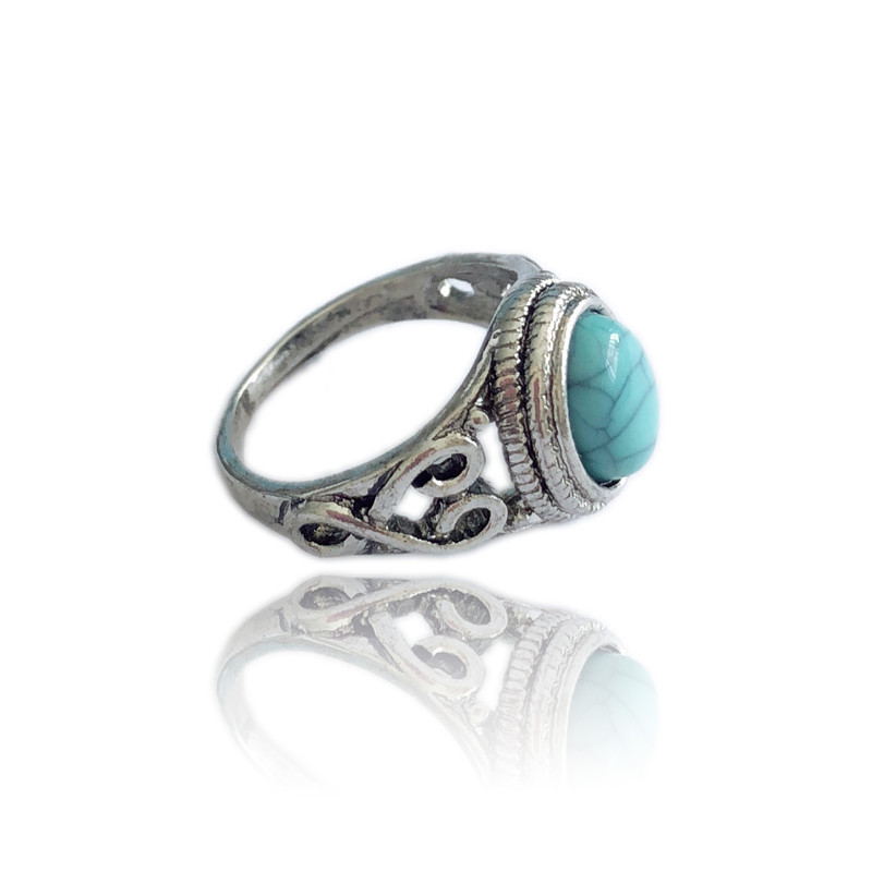 Blue Boho Ring