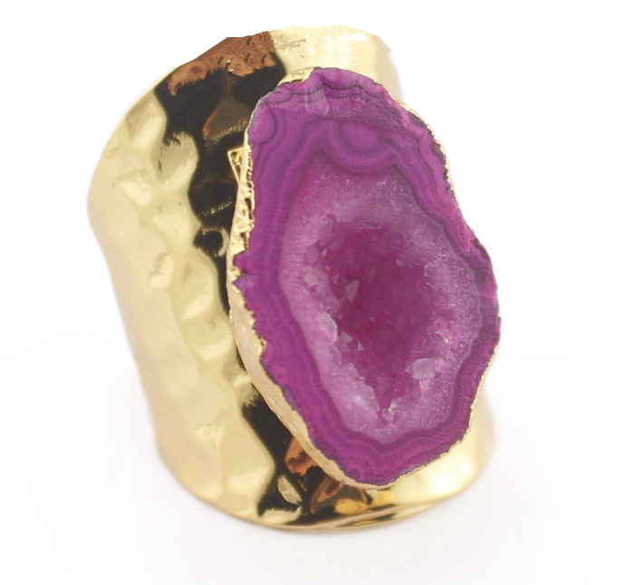 Druzy Stone Ring