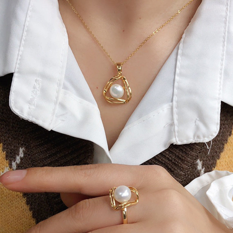 Serenity Freshwater Pearl Jewelry Set