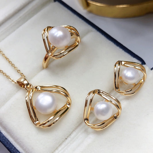 Serenity Freshwater Pearl Jewelry Set