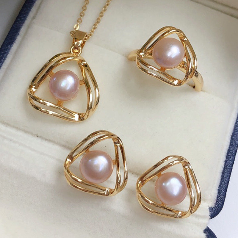 Serenity Freshwater Pearl Jewelry Set