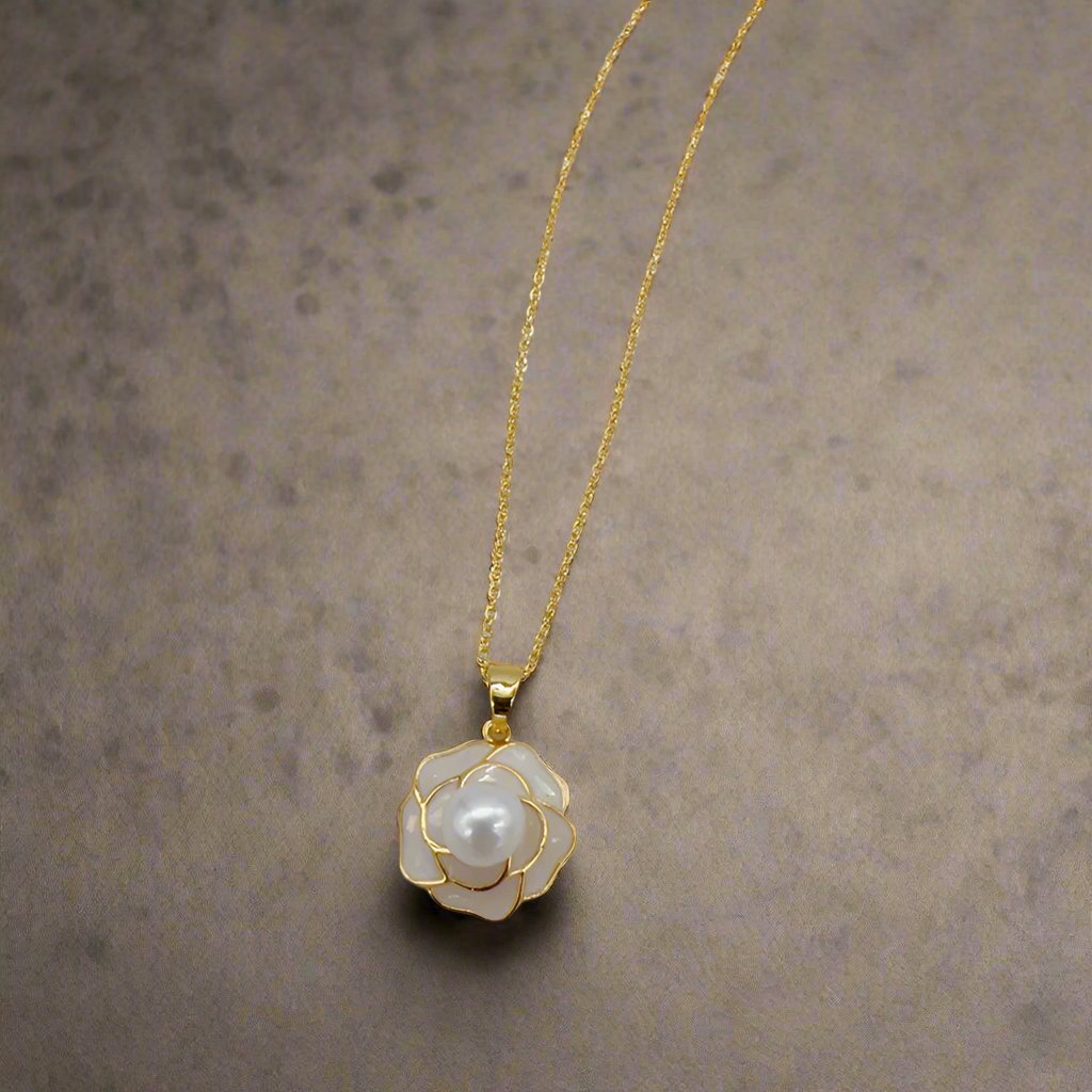 Floral Pearl Jewelry Set