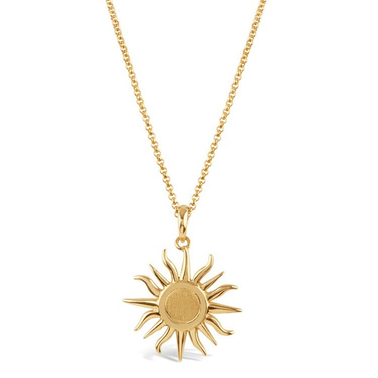 Stainless Steel Women's Necklace 18k Gold Plated