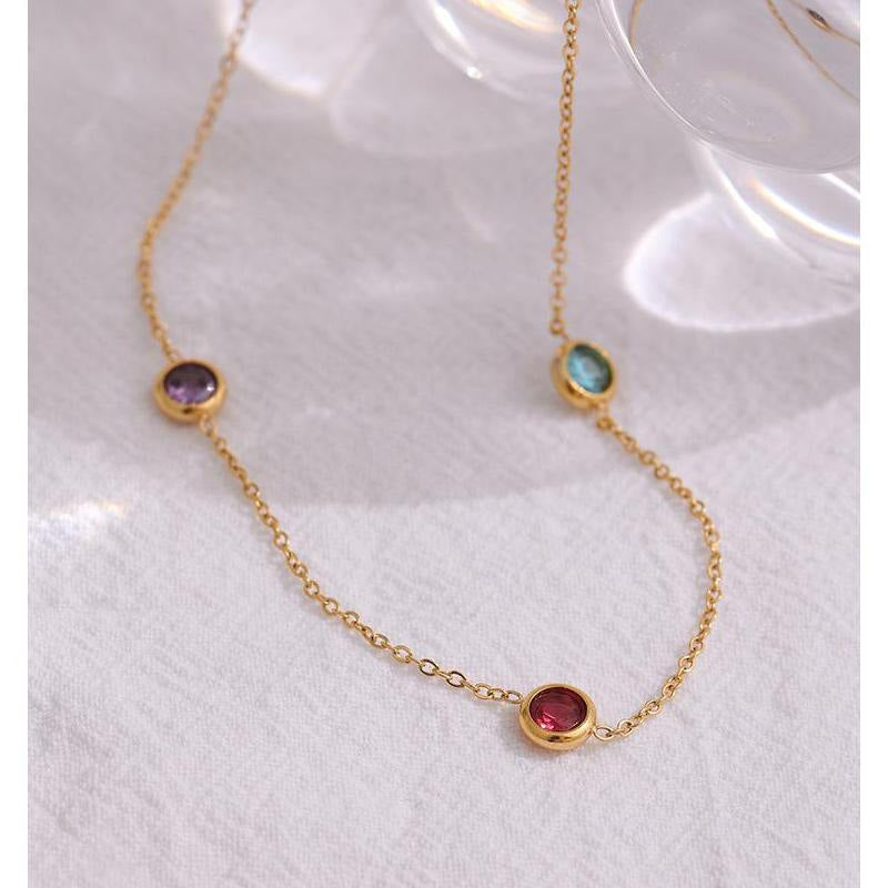 Colorful Station Necklace