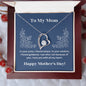 Forever Love Necklace, To My Mom