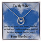 Lucky in Love Necklace Gift To My Wife