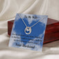Lucky in Love Necklace Gift To My Wife