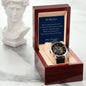 Men's Openwork Watch - To Dad from Daughter