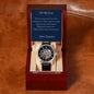 Men's Openwork Watch - To Dad from Daughter