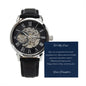 Men's Openwork Watch - To Dad from Daughter
