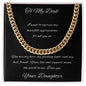 Cuban Link Chain - To Dad from Daughter