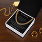 Cuban Link Chain - To Dad from Daughter