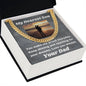 To My Son Cuban Link Chain Gift