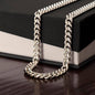 To My Son Cuban Link Chain Gift