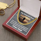 To My Son Cuban Link Chain Gift