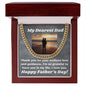 My Dearest Dad Cuban Link Chain Gift