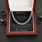 Cuban Link Chain - To Dad from Daughter