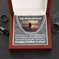 My Dearest Dad Cuban Link Chain Gift