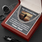 To My Son Cuban Link Chain Gift